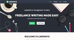 Desktop Screenshot of limewrite.com