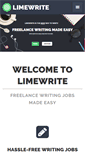Mobile Screenshot of limewrite.com